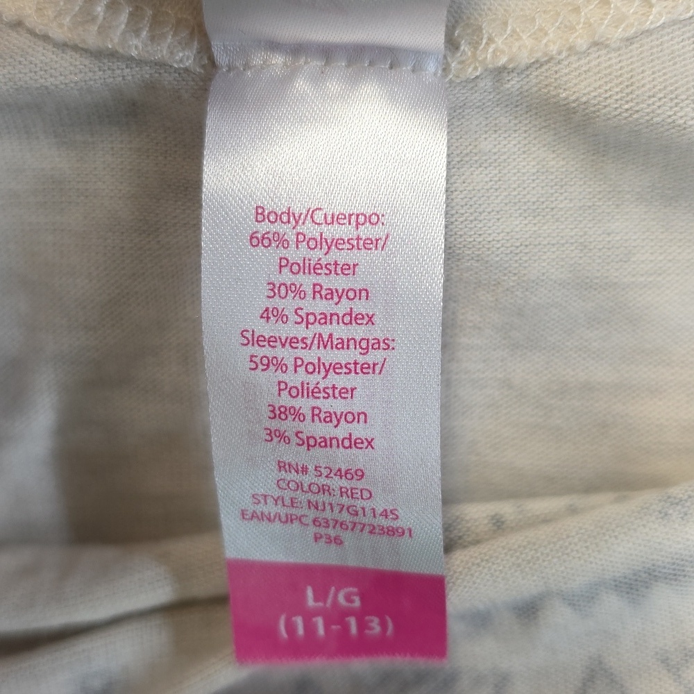 No Boundaries love long sleeve tshirt with keyhole back size L (11-13) - Picture 10 of 11